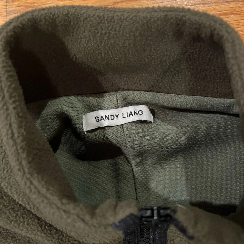 Sandy liang Downey fleece dress with pockets - Picture 4 of 8